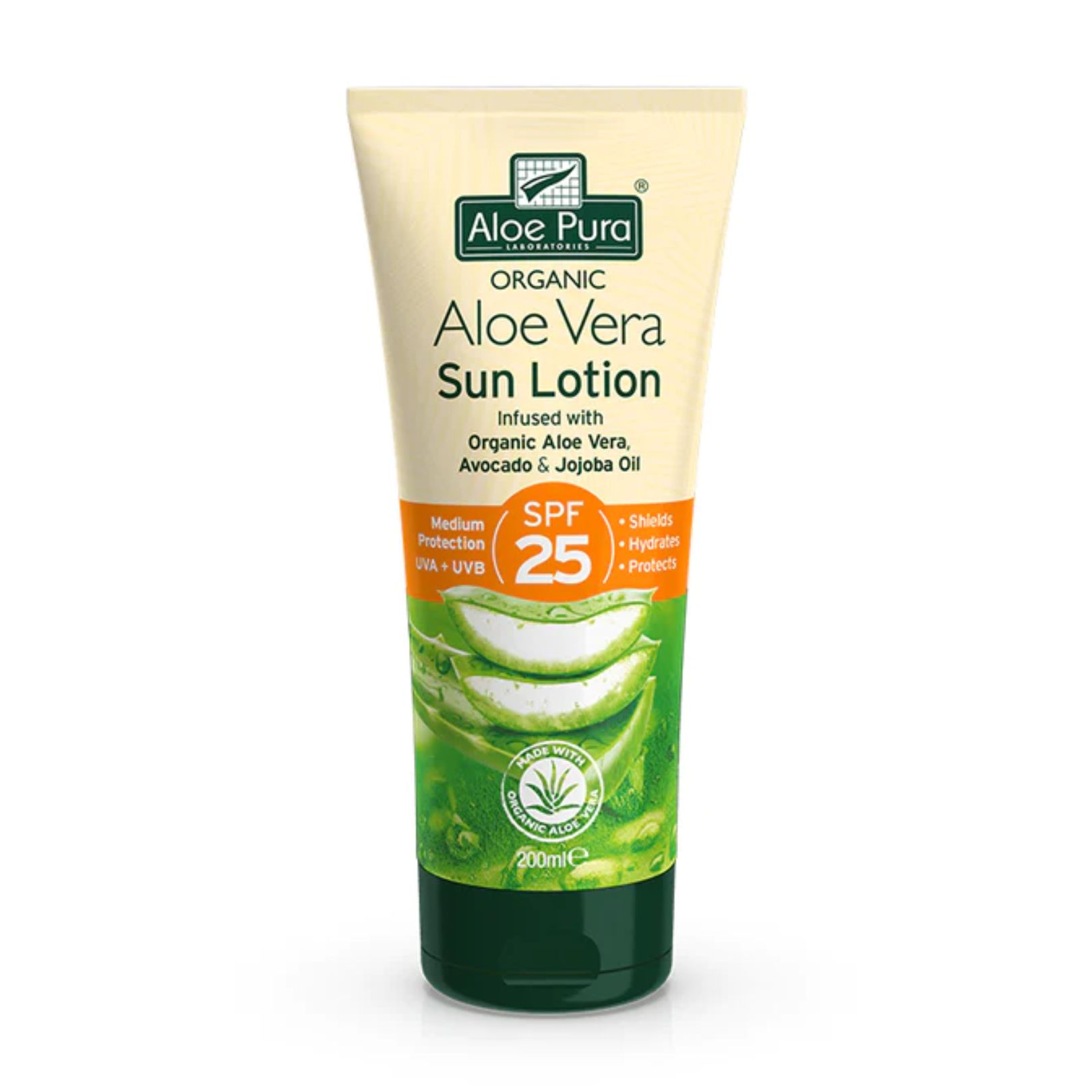 Optima Aloe Vera Sun Lotion SPF 25 200ml